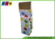 POP Corrugated Cardboard Store Display With Cells For Puzzle Games Promotion FL147