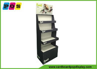 ODM / OEM Cardboard Floor Displays Shelves With Five Trays For Food FL196