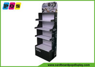 Food Floor Standing Cardboard Retail Display Stands With Five Trays FL193