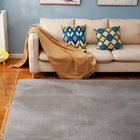 Hot selling gray faux rabbit fur rug carpet mats polyester acrylic rabbit faux fur rug dywan