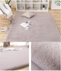 Brown/Gray/Black/Red/White Faux rabbit fur carpet 100% Polyester rug carpet for kids room living room bed room