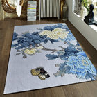 100% Home hotel villas Luxury hand knotted wool decorative rugs carpets for bed room living room kid room