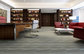 100% Nylon printed carpet for office striped wall to wall carpet supplier