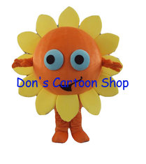 China Sunflower Mascot Costume,Plant toy theme party costumes,fancy dress mascot costume supplier