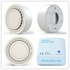 Standalone fire alarm with white color ,sound and light alert,DC3V battery ,detecting smoke indoor