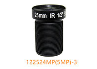 1/2" 25mm 5Megapixel F2.4 S Mount M12x0.5 Non-Distortion IR Board Lens, good ecomonic 25mm lens