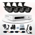 Network Security CCTV DVR kit 4CH H.26 DVR Surveillance System IR-cut 800TVL for sale
