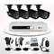 CMOS IR 4 Channel CCTV DVR Kit Wireless Outdoor Security Camera Systems For Home supplier