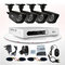 cheap Network Security CCTV DVR kit 4CH H.26 DVR Surveillance System IR-cut 800TVL