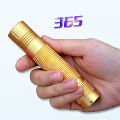 China Rechargeable 18650 Lithium Battery Powered 365NM Blacklight UV LED Flashlight/Torch supplier