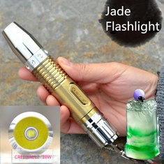 China CREE XM L2 1000 Lumens Super Bright Hand-held flashlight Detector for Gemstones,Jewelry,Jade,Amber 18650 Power LED Torch supplier