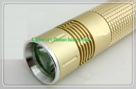 3W High Power Golden Color CREE 365NM Ultraviolet Pocket Led Flashlight with 18650 Battery