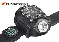 Micro USB Rechargeable CREE LED Torch  Wrist Watch Flashlight for Outdoor Sports