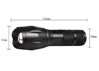 3W Powerful 395NM UV LED Flashlight with Adjustable Focus for Scorpion Hunting