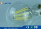 E27 A60 Filament LED Bulb 8 Wattage Glass Cover 2700K 100 LM / W supplier