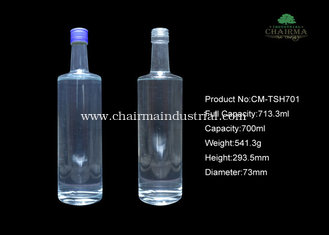 China 700 ML transparent round  bottle for Gin supplier