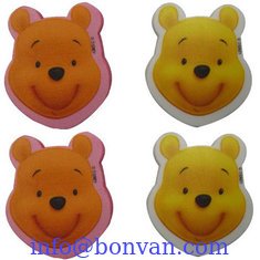 China promotional kids gift use Animal Die cut eraser, pass En71 &amp; Lhama report supplier