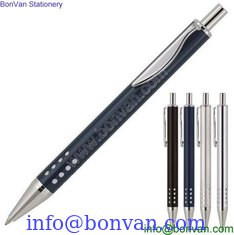 China Wholesale Promotional Metal Pen Metal Balpoint Pen,click metal ballpoint pen,24 holes supplier