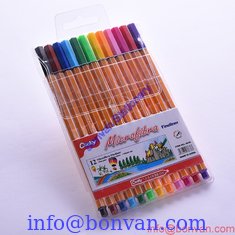 China 12 Color Fineliner Pens with Less Aberration,japanese tip,german ink,painting drawing pen supplier