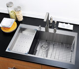 Simple design cheap high capacity handmade used kitchen sinks for sale wigh long warranty