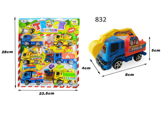 China Mini Kids Toy Vehicles Push And Go Construction Trucks 4 Pcs / 6 Pcs Assorted supplier