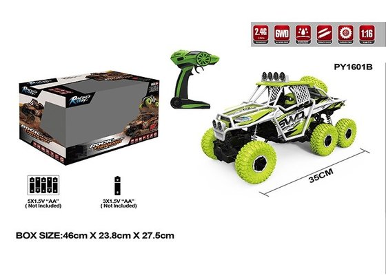 China 6WD Waterproof 1 / 16 Scale 2.4G Remote Control Rally Car For Kids 8 Year Old supplier