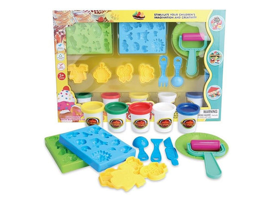 China Educational DIY Modeling Play Dough Arts And Crafts Toys Set 5 Colors W / Tools Age 3 supplier