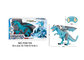 Walking Dinosaur Remote Control Toys With Roar Sound / Smoke Spraying / Shake Head supplier