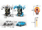 Friction Powered Children's Transformer Toys Collision Deformation Robot Car 5.7 &quot; supplier