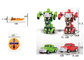 Friction Powered Children's Transformer Toys Collision Deformation Robot Car 5.7 &quot; supplier