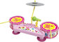 Colorful Kids Musical Instrument Toys Jazz Drums With Cymbal And Microphone supplier