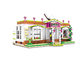 DIY School Villa Hospital Plastic Building Blocks For Kids Toys 100% Non - Toxic supplier