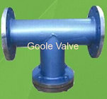 Flanged T type strainer