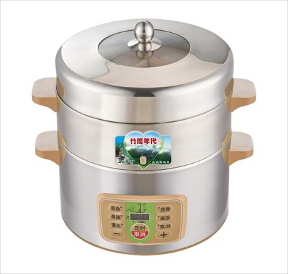 China Electric Bamboo Cooker, 5 holders supplier