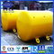 Foam Filled Steel structured offshore mooring buoy, Yellow Painted steel structure Mooring Buoy