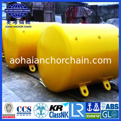 Yellow painted Mooring Steel Buoy-Aohai Marine China largest Factory with Military certification