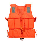 Customized 7.5kg Orange Reflective Life Vest With Lifesaving Whistle