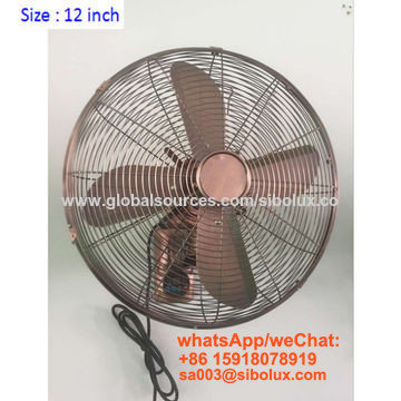 12 inch deluex vintage wall fan for office and home appliances/Ventilador de pared