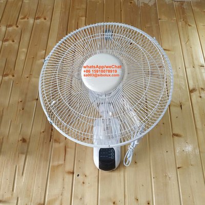 16" 18" inch electric plastic wall fan with remote control for office and home appliances/white Ventilador de pared