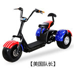 Three Wheel Electric Tricycle Scooter 1000W 60V/20ah ,F/R suspension