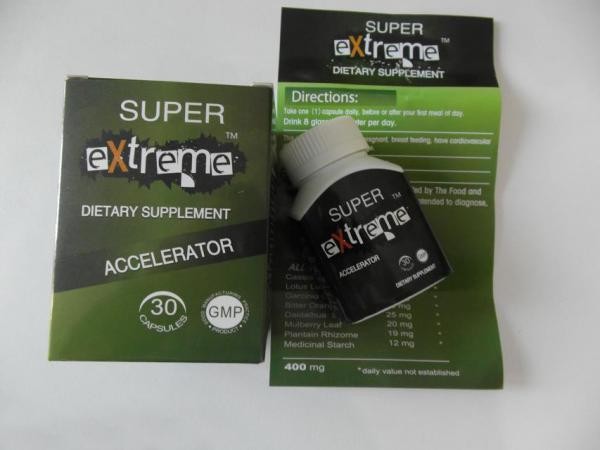 2017 hot new Super Extreme dietary supplement accelerator weight loss slimming capsule