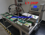 cable marking machine/LY-280P inkjet printer/stainless steel material/silver printe