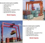 MG Model 5ton~250ton Double Track Gantry Crane With Trolley