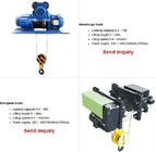 CD traveling trolley 3 ton electric wire rope hoist design