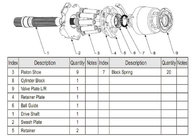 KYB V25 Hydraulic pump spare parts