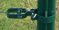 Chain Link Fencing fork latch and post hinge