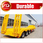 LOW BED TRAILER , low bed semi trailer 80T , lowbed semi trailers and truck trailers