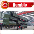 2016 best sellers competitive price new tri-axle flatbed semi trailer with side guarders for sale