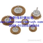 Steel Crimped Wire Shaft Wheel Brushes