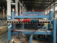 PE,PP,PVC wood plastic board extrusion line and wood plastic composite profile production